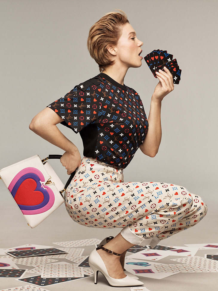 Léa Seydoux is the Face of LOUIS VUITTON Game On Collection