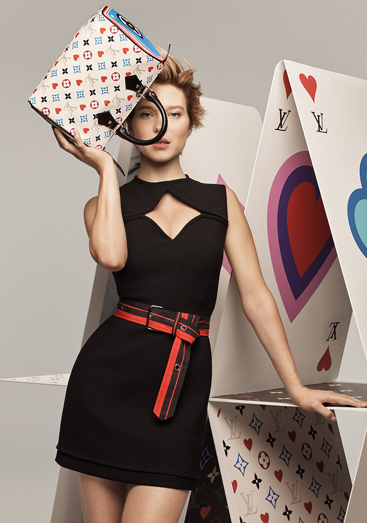 Léa Seydoux is the Face of LOUIS VUITTON Game On Collection