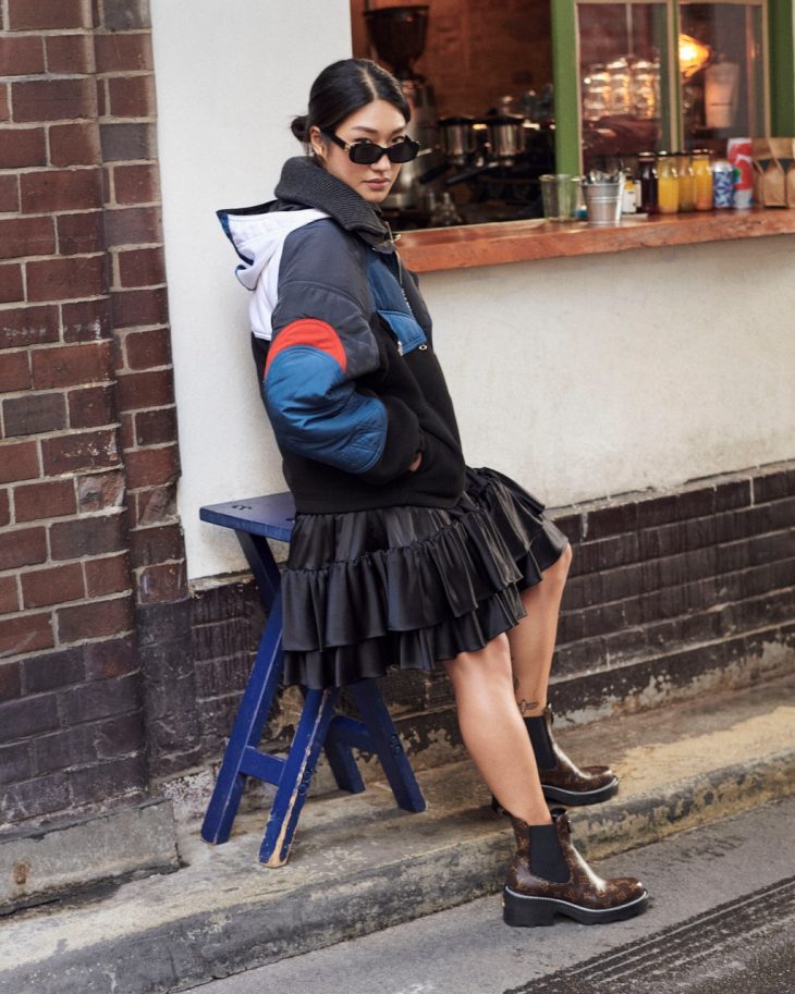 Peggy Gou Models Louis Vuitton FW20 Shoe Collection