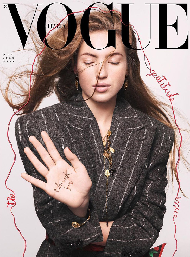 Lila Moss Is The Cover Star Of Vogue Italia December 2020 Issue