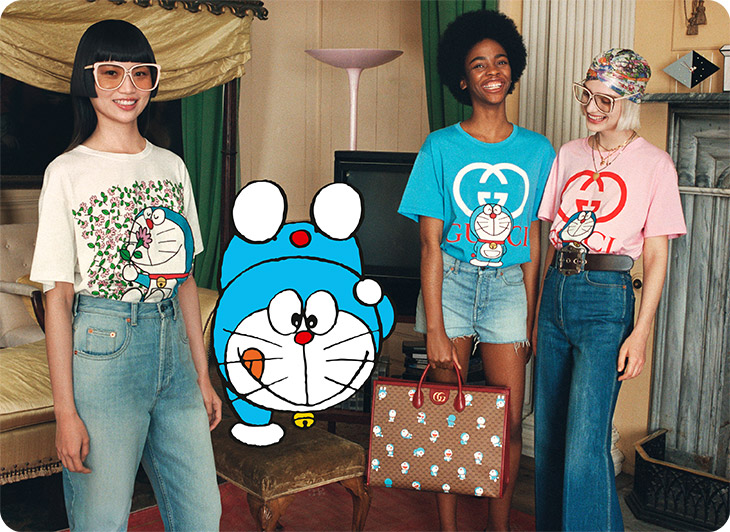 GUCCI Celebrates Lunar New Year with Campaign Starring DORAEMON