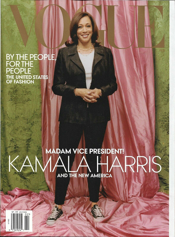 kamala harris vogue print