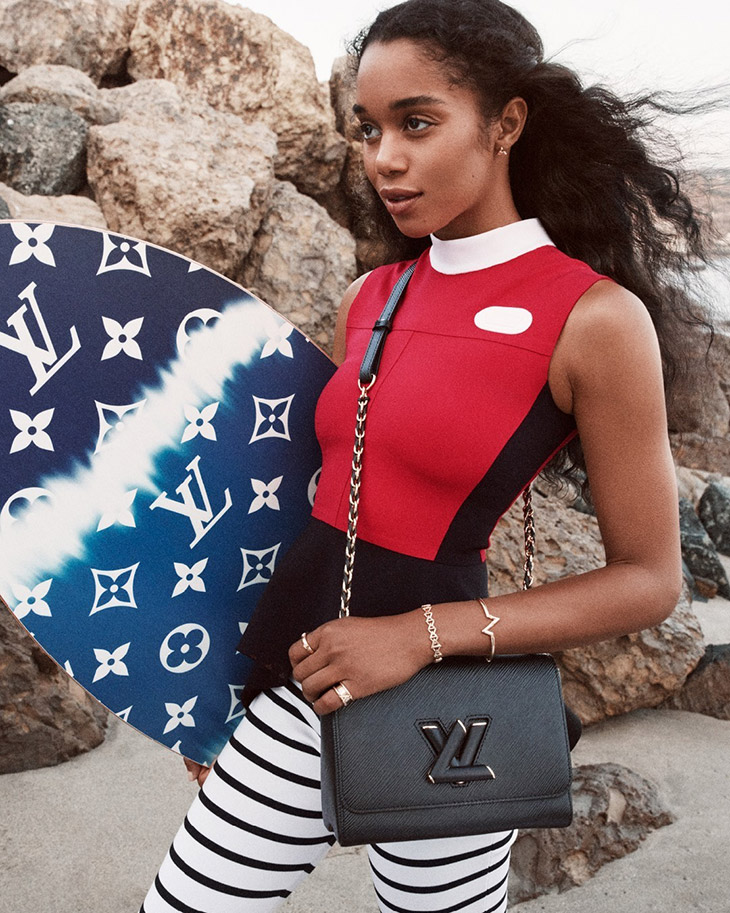 Laura Harrier VUITTON Spring 2021 Bags