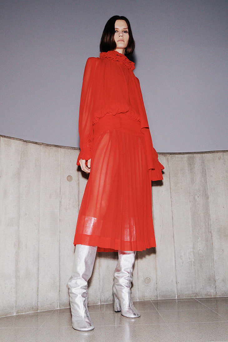 Victoria Beckham red dress