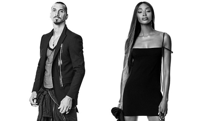 DSQUARED2 With Naomi Campbell and Zlatan Ibrahimovi?