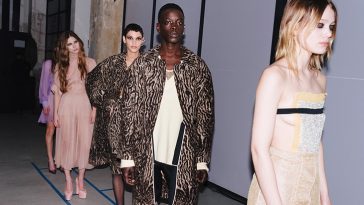 Backstage Moments at N21 Fall Winter 2021 Runway In Milan