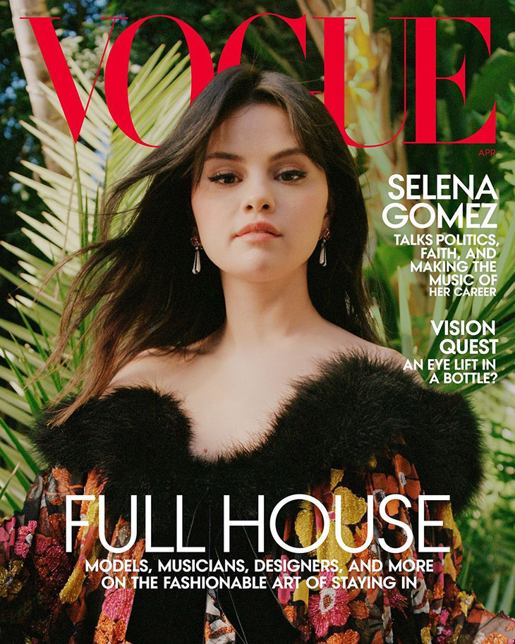 Selena Gomez Stars in American Vogue Magazine April 2021 Cover Story