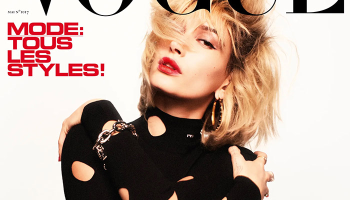 値引きする Hailey Bieber is the Cover Star of Vogue Paris May 2021 Issue 女性情報誌