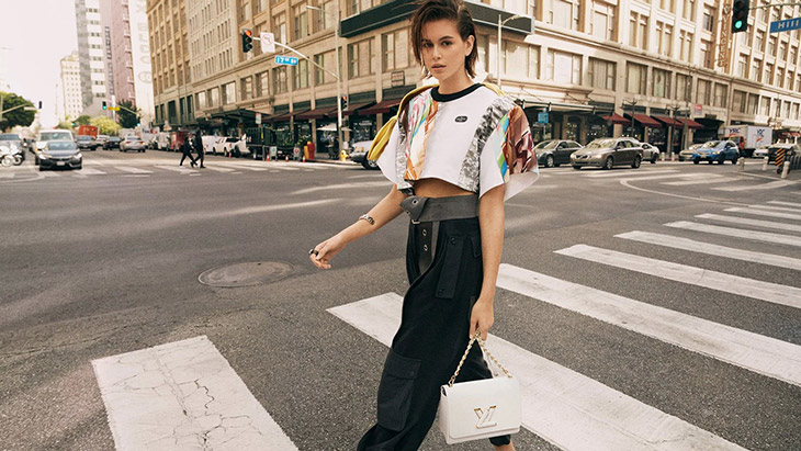 Kaia Gerber Is the Face of Louis Vuitton Summer 2021 Twist Bag