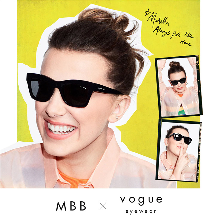 Vogue Eyewear x Millie Bobby Brown oval-frame Sunglasses