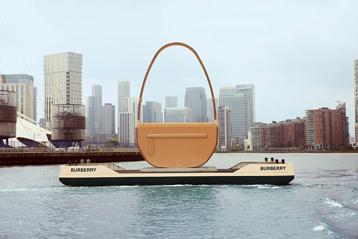 Burberry's Olympia Bag Will Set Sail Through London's River Thames
