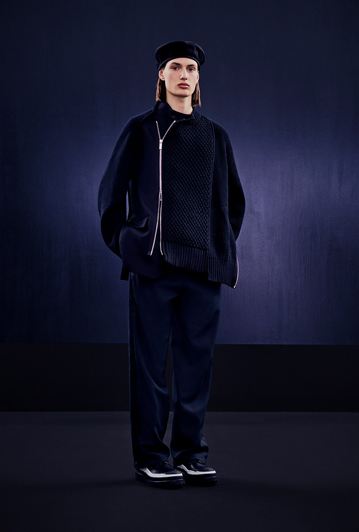 世界有名な DIOR✖️Sacaiコラボ スウェット アイボリー XS