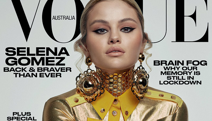 Billie Eilish on the cover of Vogue Australia, July 2019.
