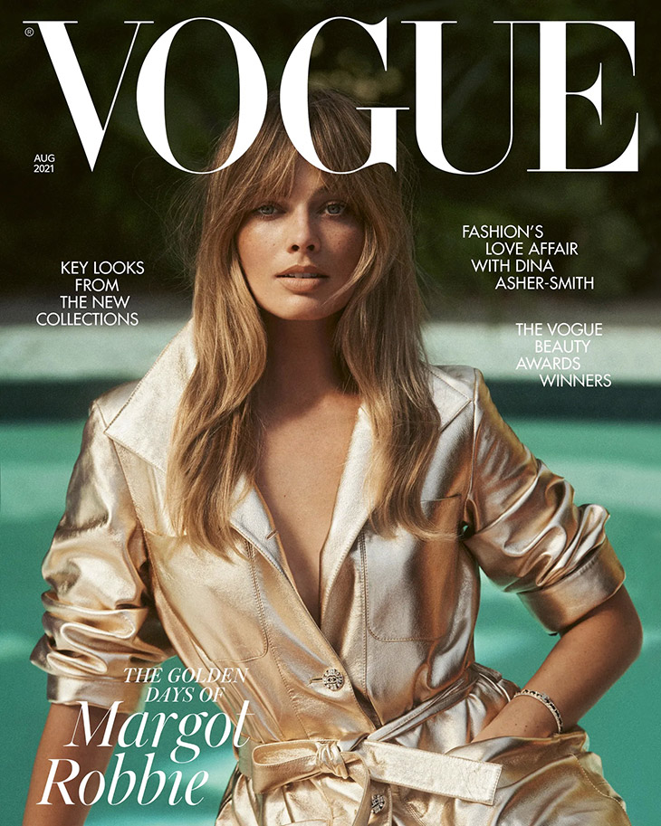 Margot Robbie is the Cover Star of British Vogue August 2021 Issue