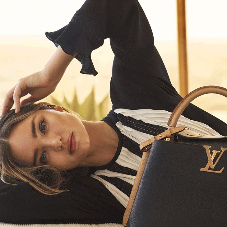 Miranda Kerr with Louis Vuitton Vivenne Bag - cars & life blog