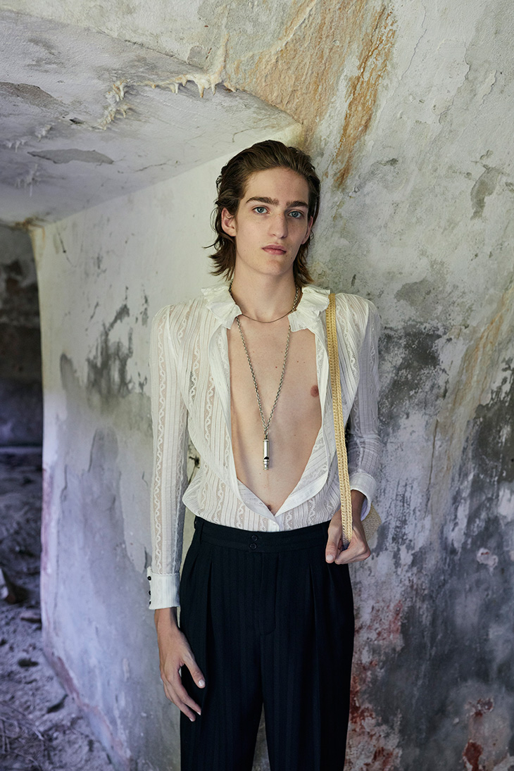 Ysl male models clearance