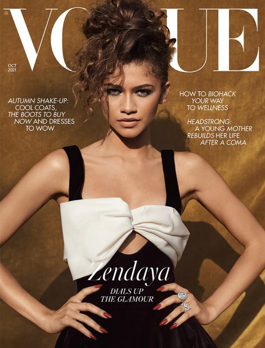 Zendaya is the Cover Star of British Vogue Magazine October 2021 Issue