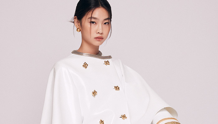 HoYeon Jung Louis Vuitton X Yayoi Kusama Spring 2023 Campaign – Star Style