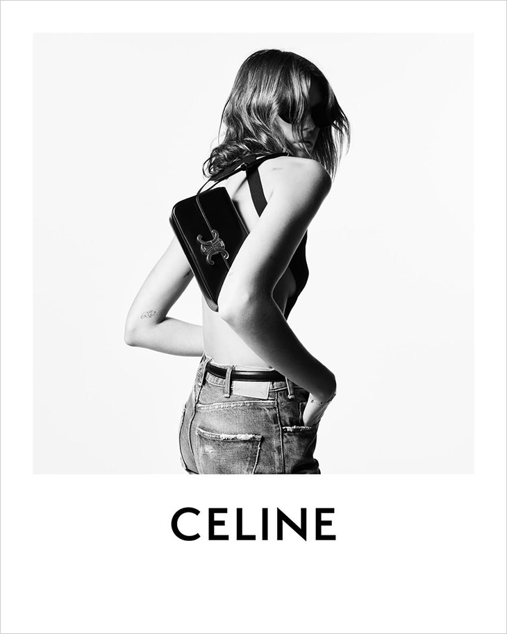 Kaia Gerber Celine Summer 2022 Campaign Ad Photos