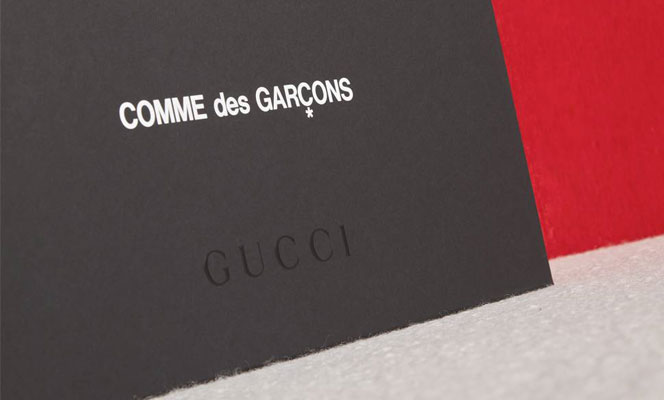 GUCCI Teases COMME des GARÇONS Collaboration
