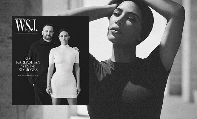 KARDASHIAN WEST In SKIMS x FENDI Exclusively for WSJ.