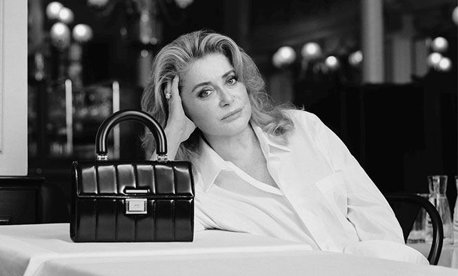 Catherine Deneuve Is the Muse of AMI Le Déjà-Vu Bag