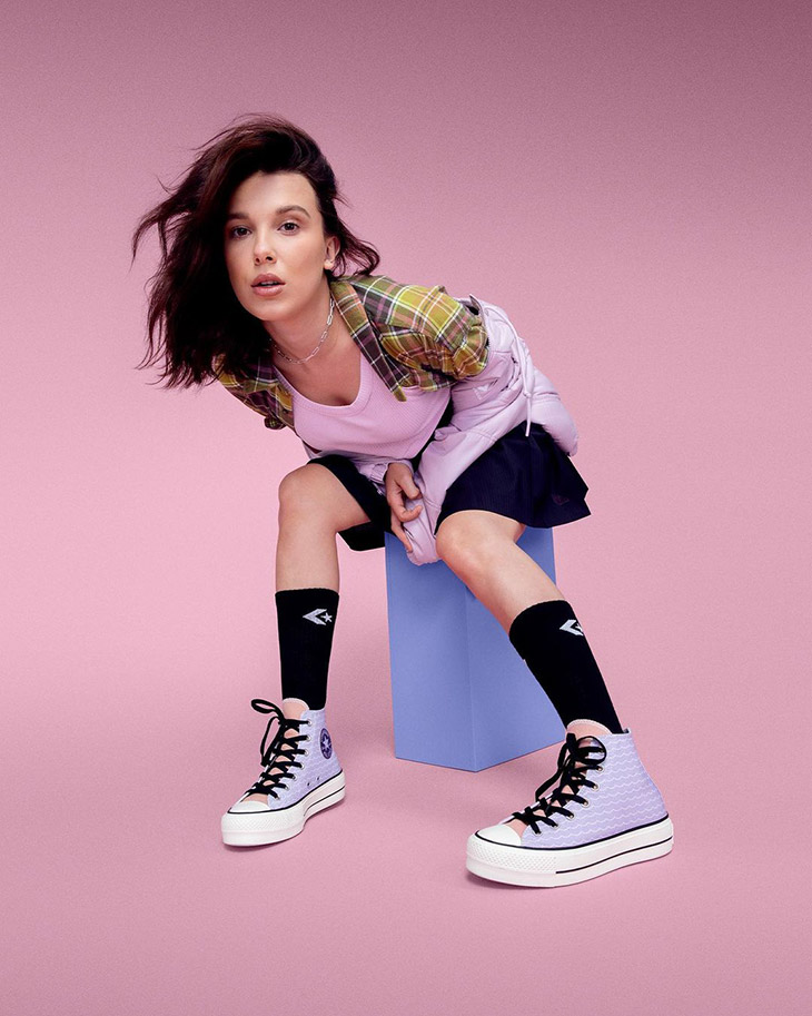 Nervio Reposición De Verdad Discover CONVERSE & MILLIE BOBBY BROWN Fourth Collaboration