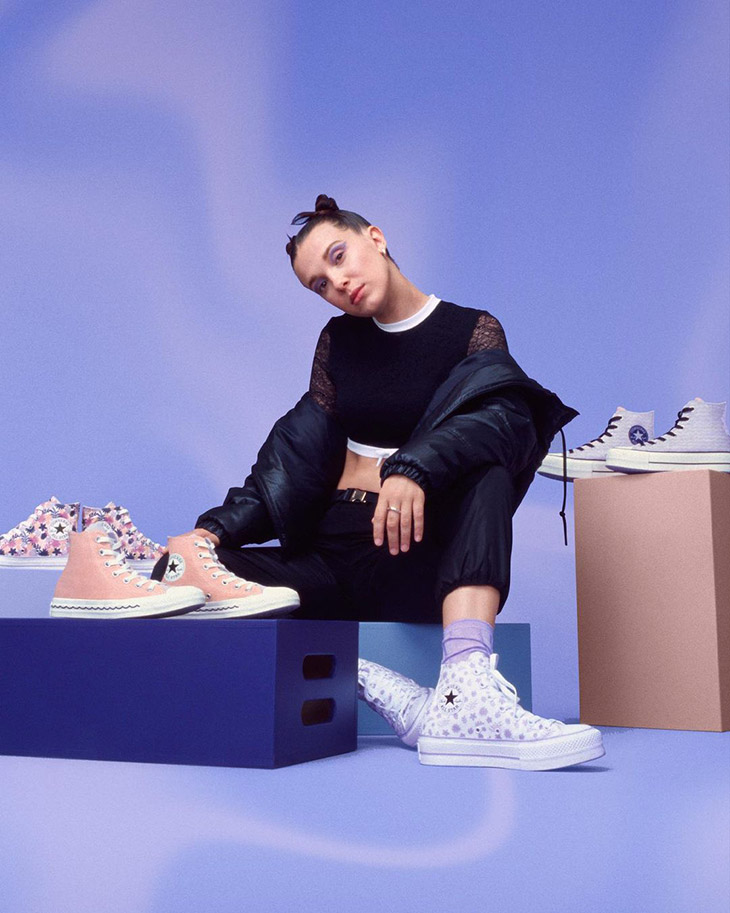 Nervio Reposición De Verdad Discover CONVERSE & MILLIE BOBBY BROWN Fourth Collaboration