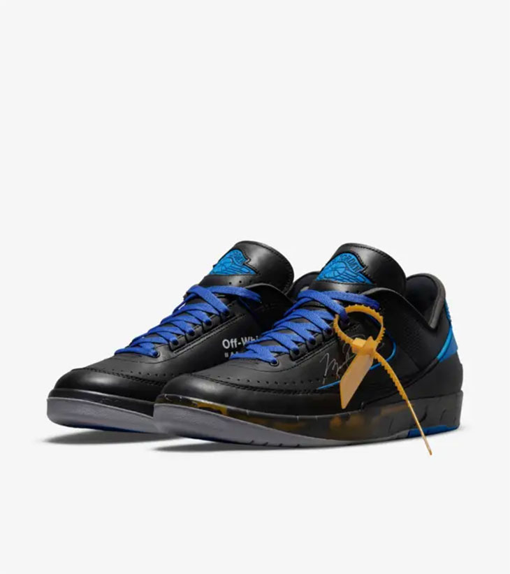 Off-White x Air Jordan 2 'Black Varsity Royal' Is Here!