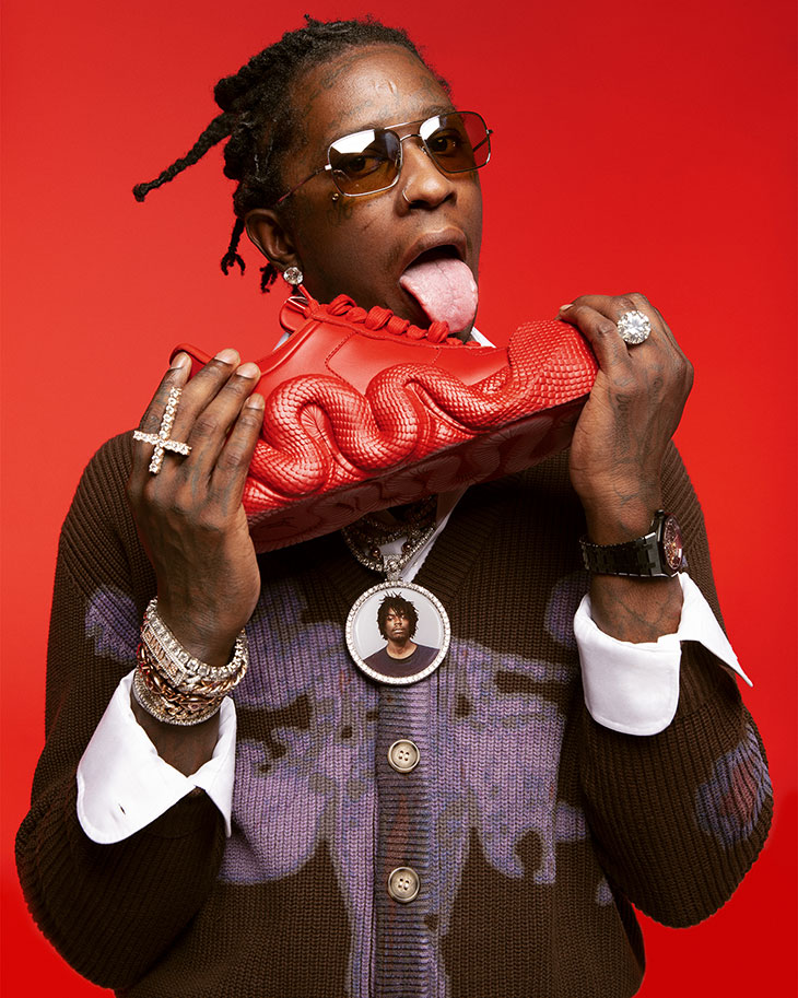 Giuseppe Zanotti Collaborates With Rapper Young Thug