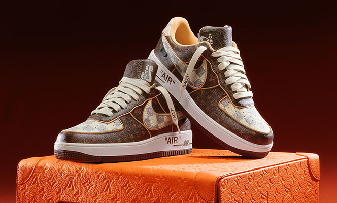 Louis Vuitton X Nike “Air Force 1” by Virgil Abloh Auctions at Sotheby’s