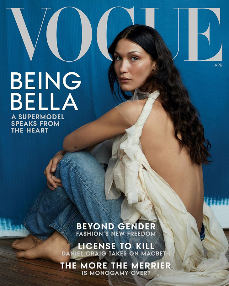 Bella Hadid is the Cover Star of Vogue Magazine April 2022 Issue