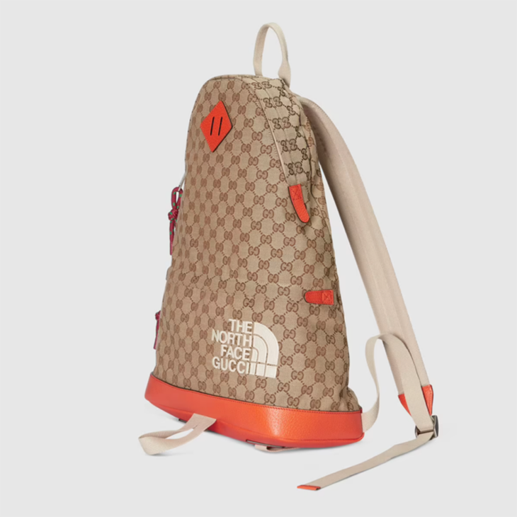 Gucci The North Face Embroidered Cotton-blend Canvas-jacquard