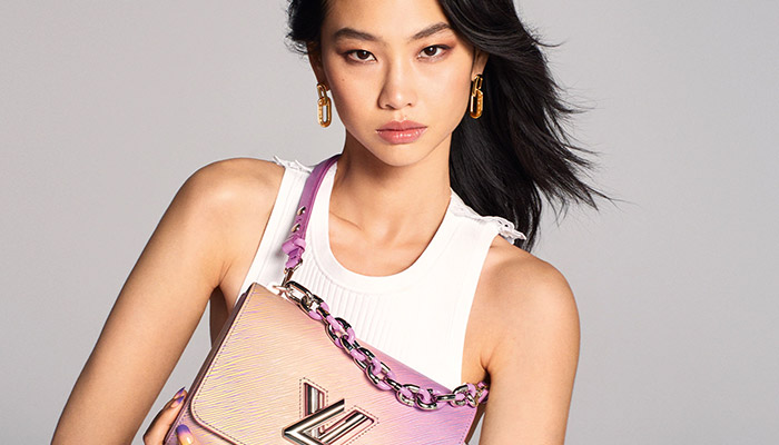 Hoyeon Jung Louis Vuitton Twist Bag Campaign Spring 2022