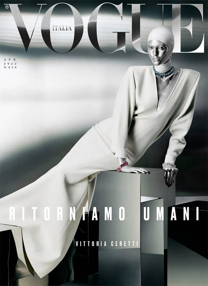 Vittoria Ceretti is the Cover Star of Vogue Italia April 2022 Issue