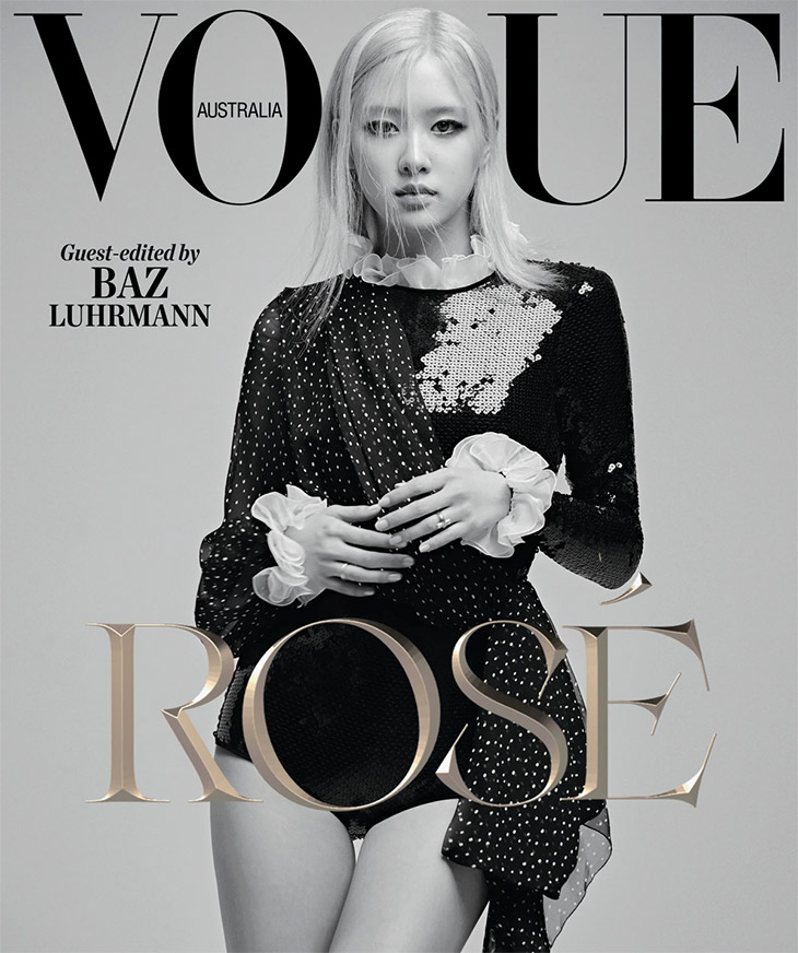Blackpink's Rosé Stars in Vogue Australia June 2022 Issue