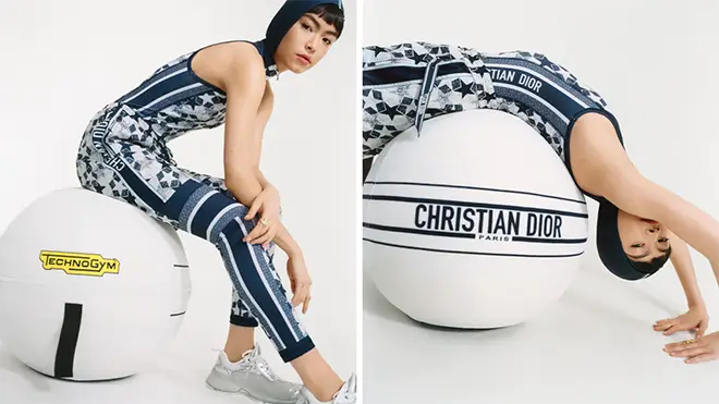 Dior dévoile une collection sportwear chic avec l'équipementier Technogym