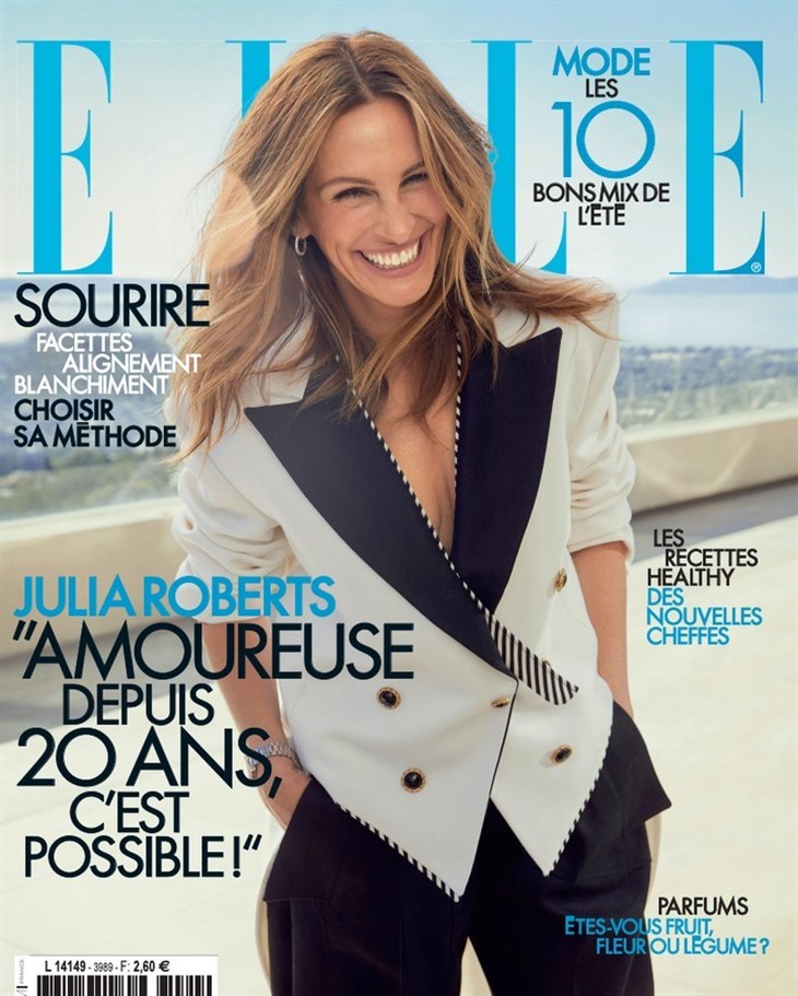 Julia Roberts Covers ELLE France June 2022 Issue - DSCENE