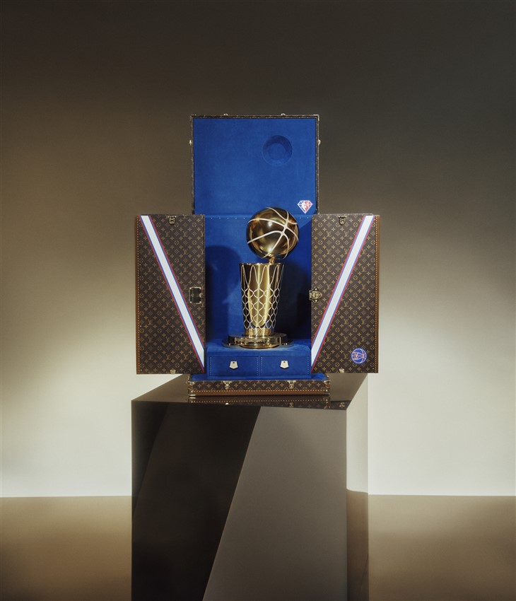 NBA x Louis Vuitton Capsule Collection & Larry O'Brien Trophy