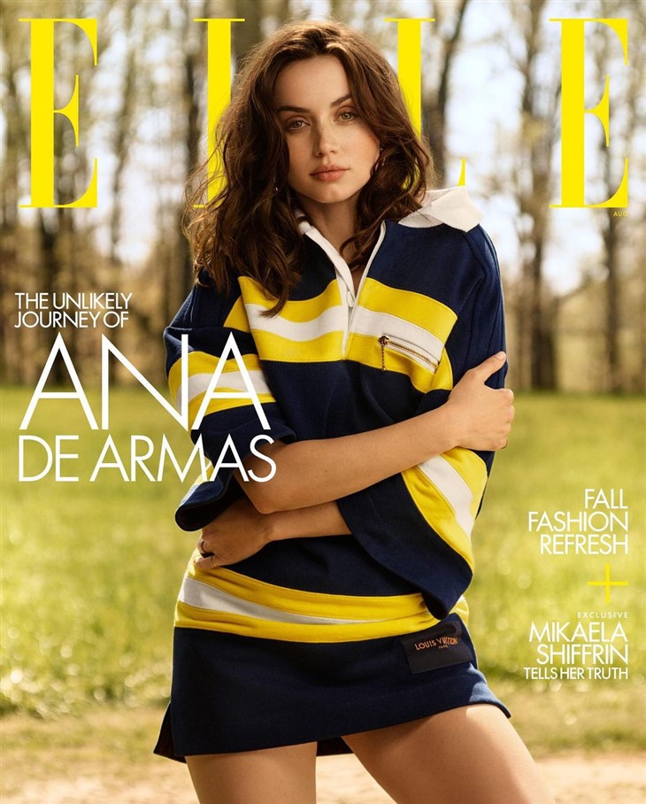 Ana De Armas is the Cover Star of ELLE US August 2022 Issue - DSCENE