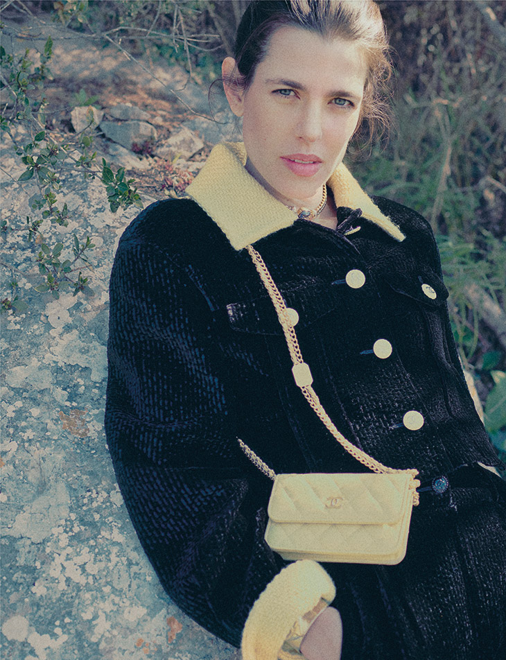 Charlotte Casiraghi Models Chanel Fall-Winter 2022 Pre-Collection