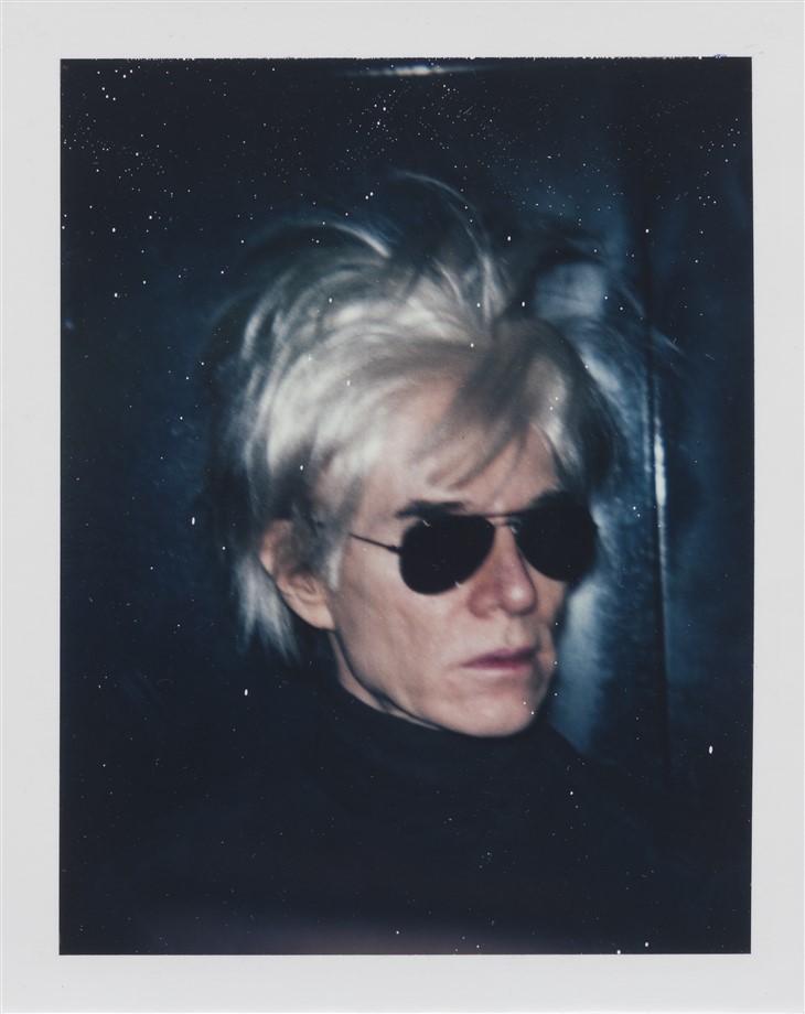 ANDY WARHOL, Self-Portrait in Fright Wig, 1986 Courtesy © Gagosian. 