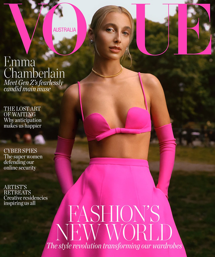Emma Chamberlain Covers Vogue Australia September 2022 Issue