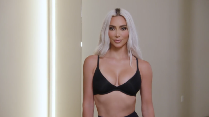 SKIMS on X: Kim Kardashian West (@kimkardashian) wears the Bandeau Bra  ($20) and the Boy Short ($22) available in sizes XXS-4XL in Onyx. Shop the  Fits Everybody collection now at  Photo: #
