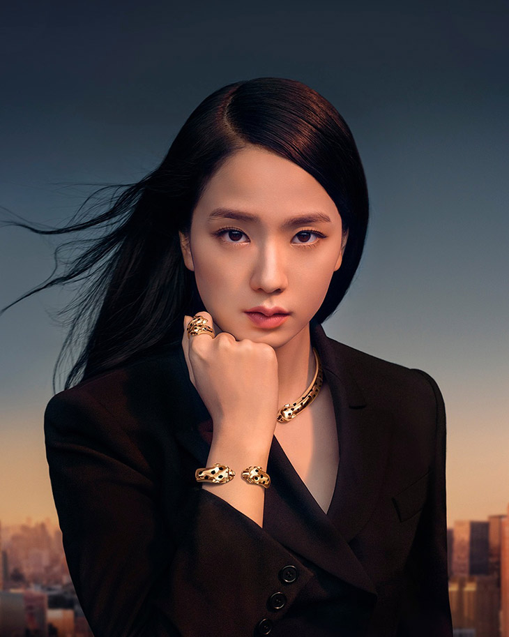 BLACKPINK'S JISOO and ELLA BALINSKA Pose for CARTIER