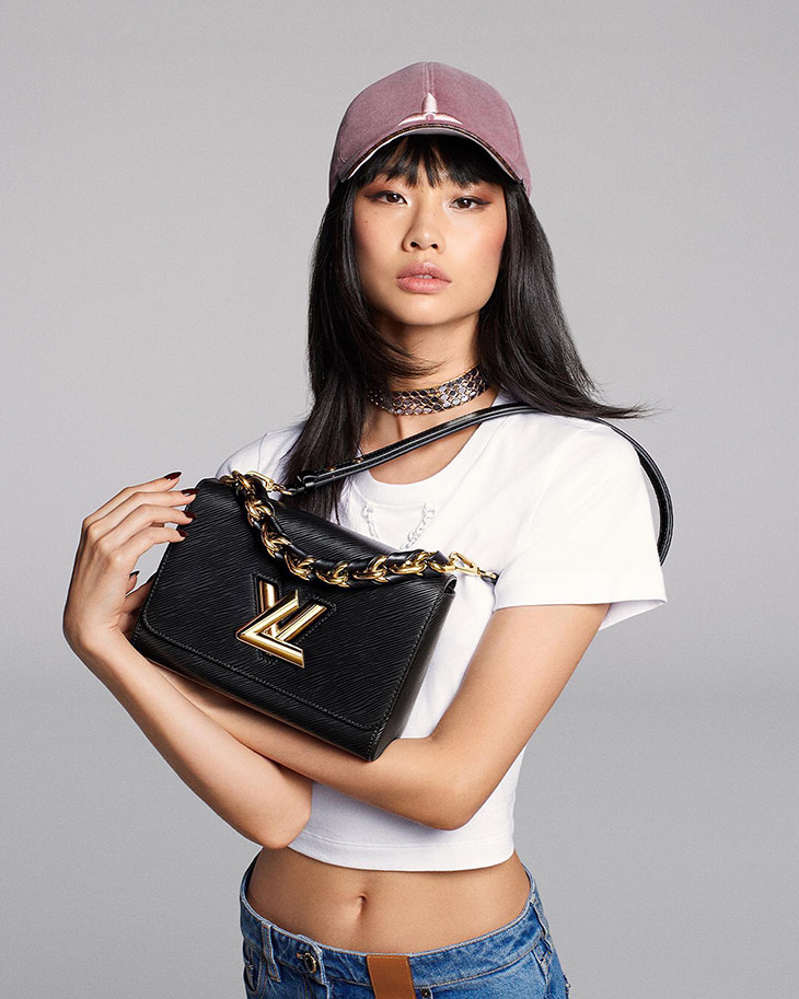 Hoyeon is the Face of Louis Vuitton Fall Winter 2022 Twist Bags