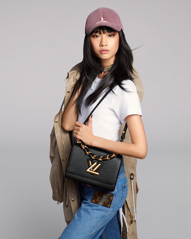 Hoyeon Jung Louis Vuitton Twist Bag Campaign Spring 2022