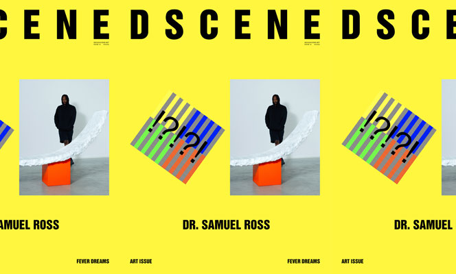 DSCENE Art Issue Cover by Dr. SAMUEL ROSS