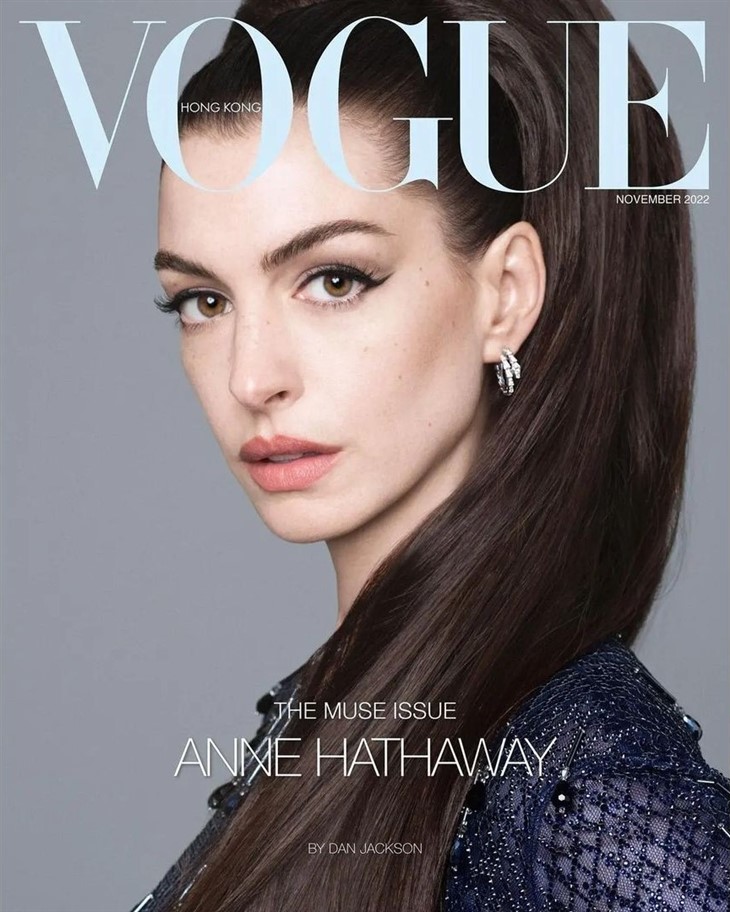 Anne Hathaway is the Cover Star of VOGUE Hong Kong November 2022