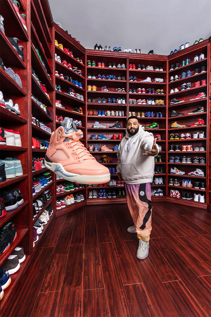 Shoe lovers! DJ Khaled's legendary sneaker closet lists on Airbnb